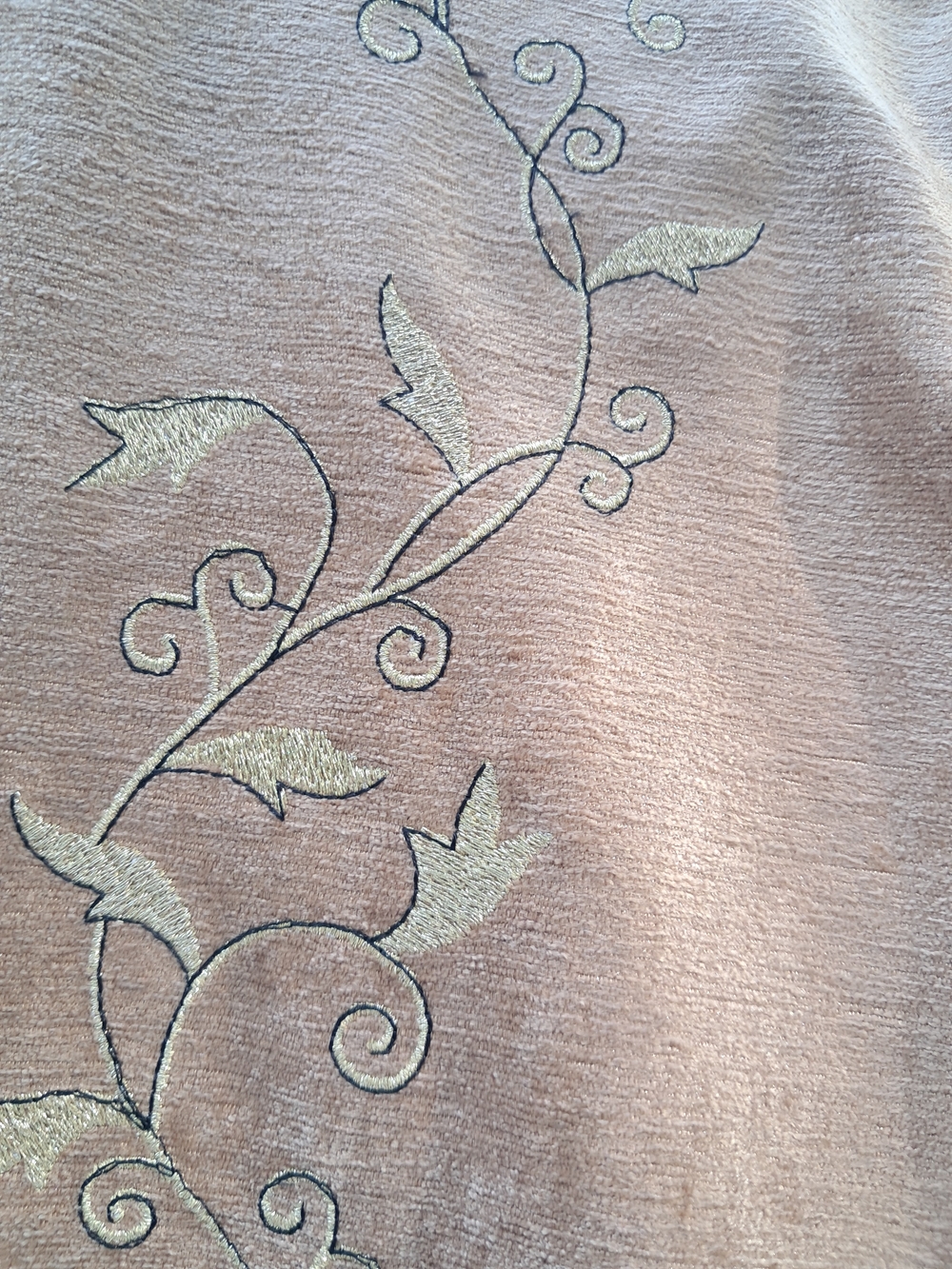 Brown Embroidered Toggle-Front Jacket - Picture 3 of 12